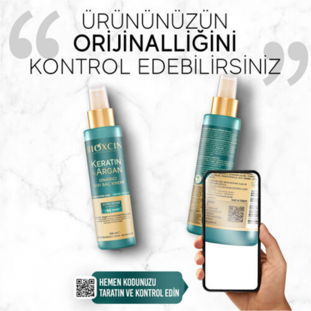 Bioxcin Keratin ve Argan Onarıcı Sıvı Saç Kremi