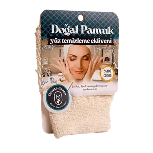 Derma Banyo Cotton Yüz Temizleme Eldiveni B3515