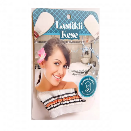Derma Banyo Lastikli Kese B3560 Derma Banyo Lastikli Kese B3560