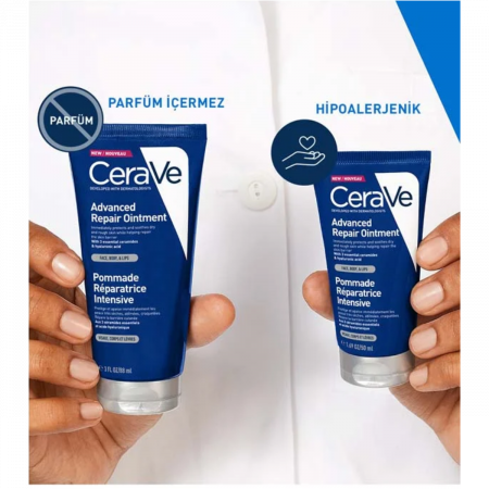 CeraVe Gelişmiş Onarıcı Bakım Kremi Kuru ve Çok Kuru Ciltler