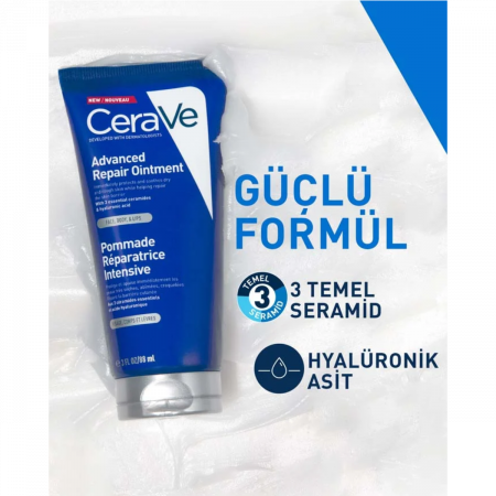 CeraVe Gelişmiş Onarıcı Bakım Kremi Kuru ve Çok Kuru Ciltler