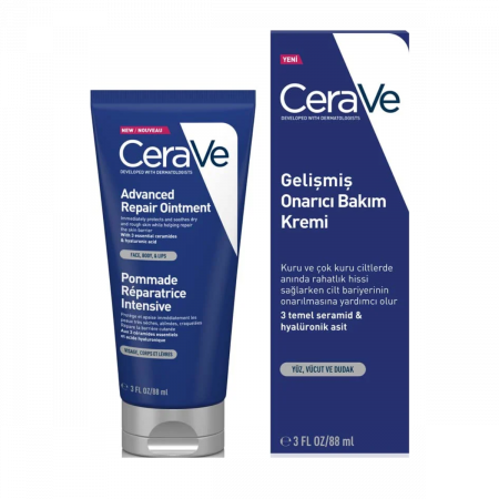 CeraVe Gelişmiş Onarıcı Bakım Kremi Kuru ve Çok Kuru Ciltler
