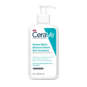 CeraVe Yağlı Ve Akneye Eğilimli Ciltler İçin Yüz Temizleme Jeli