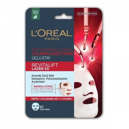L'Oreal Paris Revitalift Lazer X3 Yaşlanma Karşıtı Maske