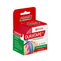Duratape Kinesiyoloji Bandı 5cm X 5cm Kırmızı