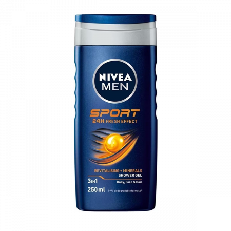 Nivea Men Sport Duş Jeli Vücut Yüz Saç