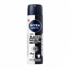 Nivea Men Sprey Deodorant Black White Invisible Original
