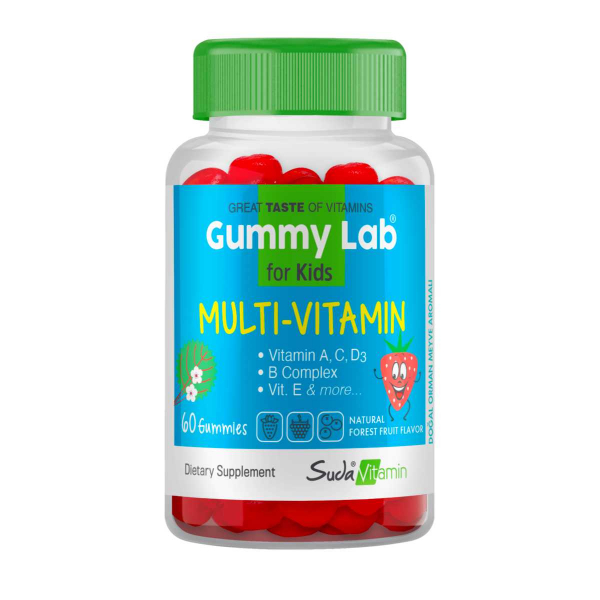 Gummy Lab Multi Vitamin Gummies Kids 60 Adet