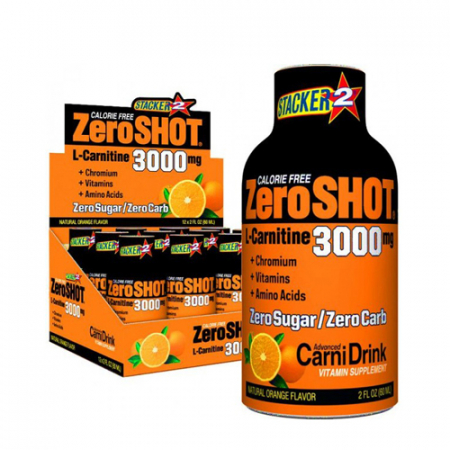 Zero Shot 60 ML 3000 mg L-Carnitine Portakal