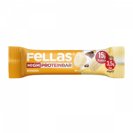 Fellas Yüksek Protein Bar Muzlu 45g