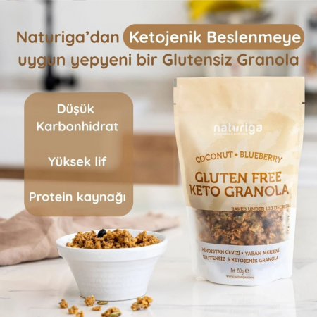 Naturiga Coconut & Blueberry Keto Granola