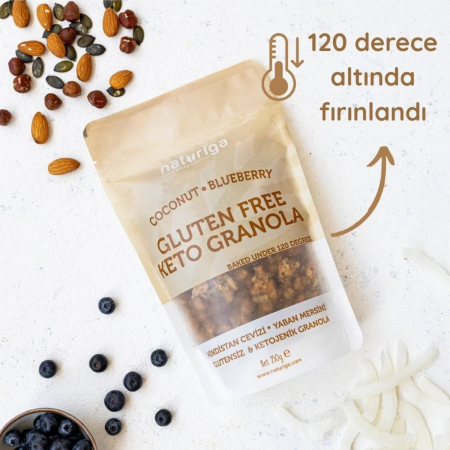 Naturiga Coconut & Blueberry Keto Granola