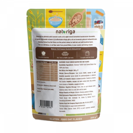 Naturiga Glutensiz Yulaf Ezmesi