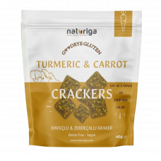 Naturiga Goodbye Havuçlu & Zerdeçallı Kraker Naturiga Goodbye Havuçlu & Zerdeçallı Kraker