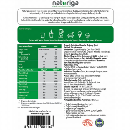 Naturiga Organik Green Blend