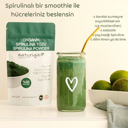 Naturiga Organik Spirulina Tozu