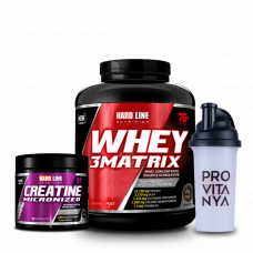 Hardline Whey 3 Matrix + Creatine Paketi Hardline Whey 3 Matrix + Creatine Paketi