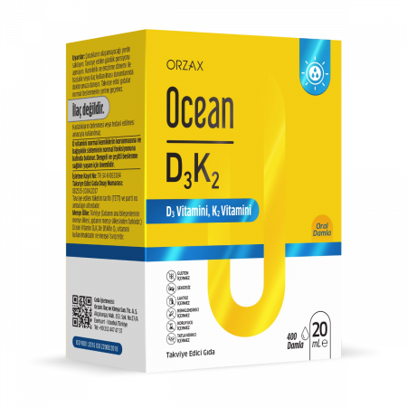 Ocean Vitamin D3 K2 Damla 20 mL Ocean Vitamin D3 K2 Damla 20 mL