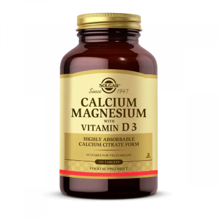 Solgar Calcium Magnesium with Vitamin D3