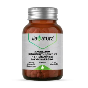 Venatura Magnezyum Bisglisinat Sitrat ve P-5-P (Vitamin B6)