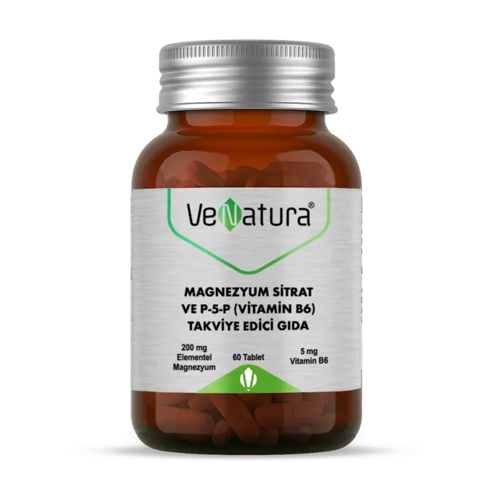 Venatura Magnezyum Sitrat ve P-5-P (Vitamin B6)