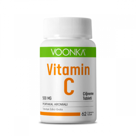 Voonka Vitamin C 500 mg 62 Çiğneme Tablet