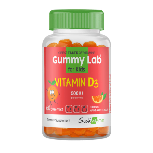 Gummy Lab Vitamin D3 Gummies Kids 60 Adet