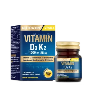 Nutraxin D3K2 Vitamin 1000 IU