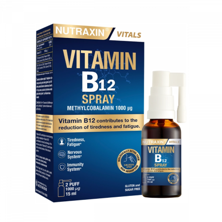 Nutraxin Vitamin B12 1000 mcg Sprey Nutraxin Vitamin B12 1000 mcg Sprey