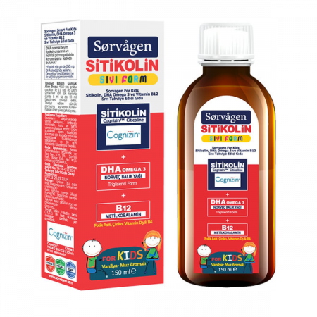 Sorvagen Smart Kids Sıvı Form Sitikolin