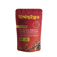 Uniq2go Weekly Kakaolu & Bademli Proteinli Meyve Bar 50 gr x 7 Adet