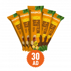 Waspco Yer Fıstık ve Kakaolu Protein Bar 50 Gr 30 Adet