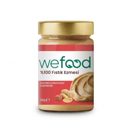 Wefood Fıstık Ezmesi %100 Sade
