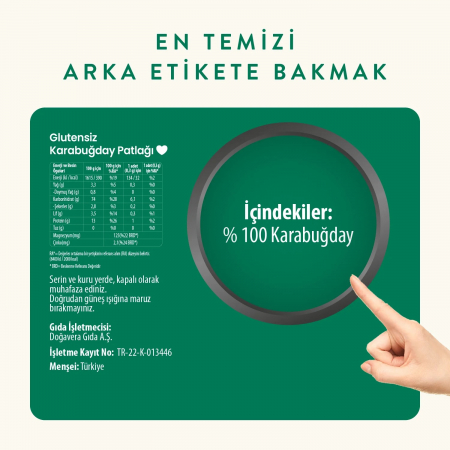 Wefood Glutensiz Karabuğday Patlağı