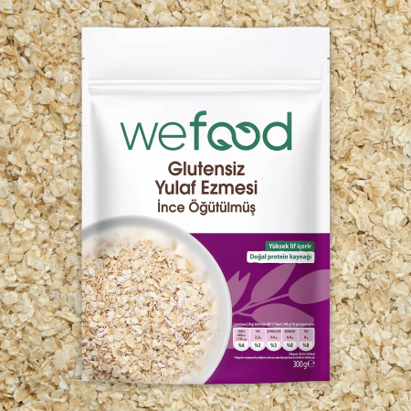 Wefood İnce Öğütülmüş Glutensiz Yulaf Ezmesi