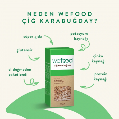 Wefood Glütensiz Çiğ Karabuğday
