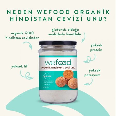 Wefood Organik Hindistan Cevizi Unu