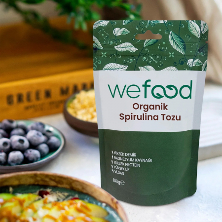 Wefood Organik Spirulina Tozu