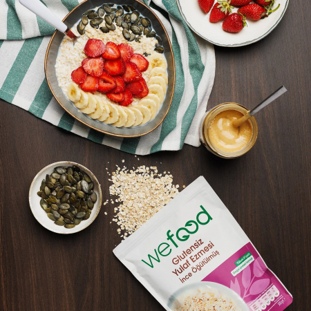 Wefood İnce Öğütülmüş Glutensiz Yulaf Ezmesi