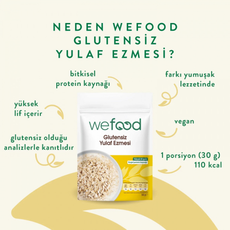 Wefood Glutensiz Yulaf Ezmesi
