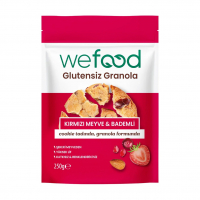 Wefood Glutensiz Granola Kırmızı Meyve & Badem