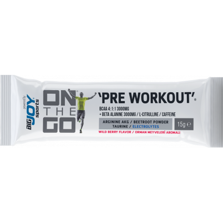 On The Go Pre Workout Sports Drink 15 Gr