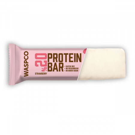 Waspco Çilekli Protein Bar 40 Gr