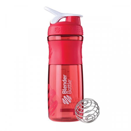 Blender Bottle Sportmixer Shaker 760 ml Kırmızı Beyaz