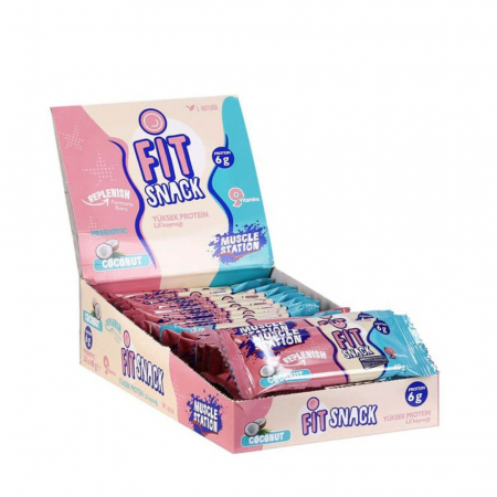 Muscle Station Fit Snack Protein Bar Coconut 40 Gr