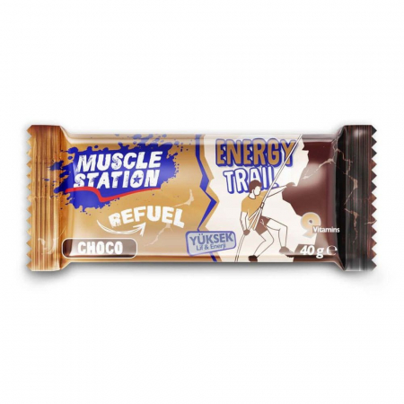 Muscle Station Fit Snack Protein Bar Energy Trail 40 Gr