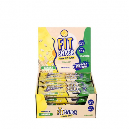 Muscle Station Fit Snack Protein Bar Banana 40 Gr