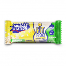 Muscle Station Fit Snack Protein Bar Banana 40 Gr