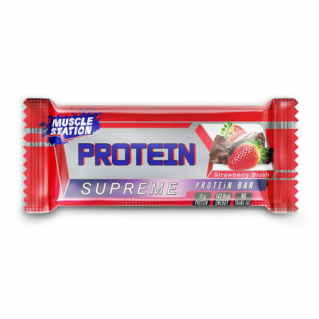 Muscle Station Supreme Protein Bar Strawberry Blush
