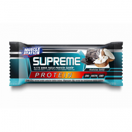 Muscle Station Supreme Protein Bar Dark Chocolate Coconut